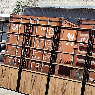 Этажерки для кухни: Стеллаж с шкафом
Стеллаж подойдёт для магазина и для дома и офисов — 4