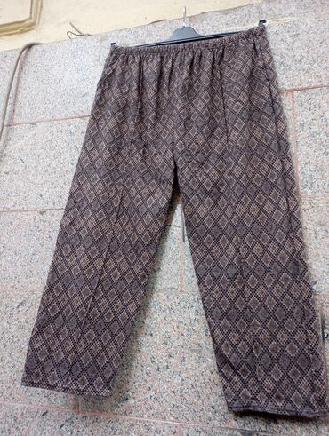 Qadın şalvarları: Qadınlar üçün isti palto parçasından rahat xoşagəlimli cibli beli — 17