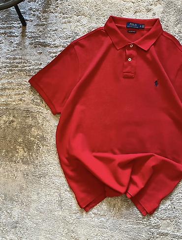 geyımler: Polo köynək, Ralph Lauren, XL, rəng - Qırmızı — 4