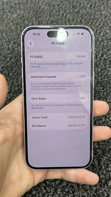 iphone 11 dubai version: IPhone 15, 128 GB, Çəhrayı, Zəmanət, Face ID — 6