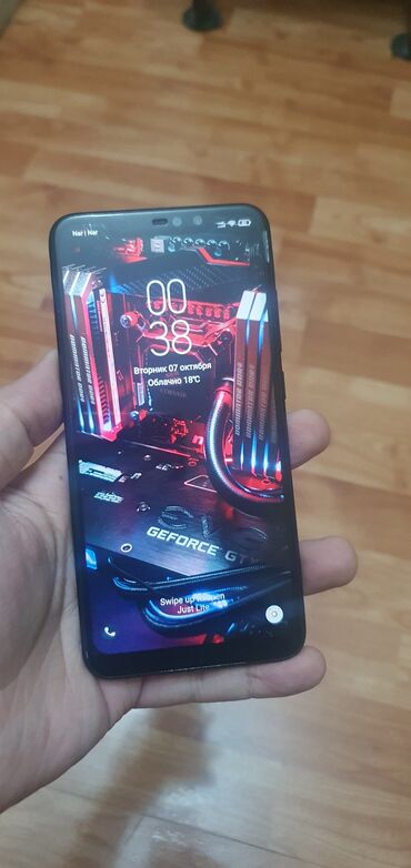 en ucuz telfon: Redmi Note 6 Pro, 32 ГБ, цвет - Черный, Сенсорный, Отпечаток пальца, Две SIM карты