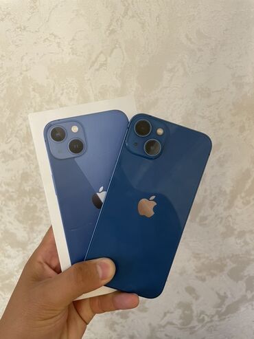 айфон на 27000сом: IPhone 13, Б/у, 128 ГБ, Синий, Коробка, 77 %