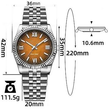 Ručni satovi: ADDIESDIVE AD2512 - 36mm - Narandžasta ADDIESDIVE AD2512 - 36mm - — 7