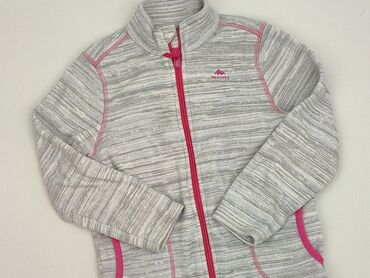 sweterek blekitny: Sweatshirt, Decathlon, 7 years, 116-122 cm, condition - Very good
