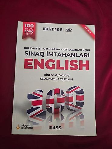 Testlər: Məhsul: “Sınaq İmtahanları – English” test toplusu Müəllif: Nərgiz R — 1