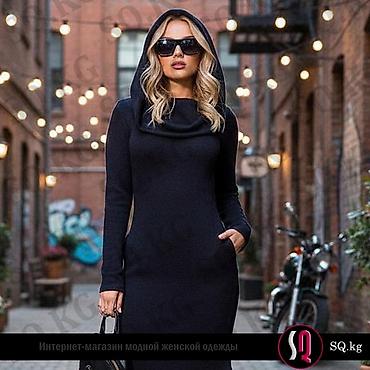 pull bear: Повседневное платье, Турция, Осень-весна, Короткая модель, Трикотаж, S, M, L — 1