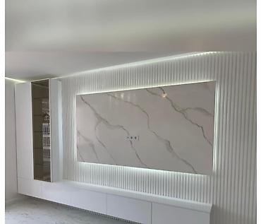 Работы по обшивке: Декоративные стеновые панели и багетное оформление с LED-подсветкой - — 12