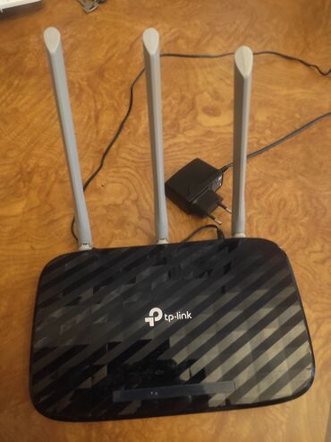 Modemlər və şəbəkə avadanlıqları: 5Ghz tezlikdə işləyən modem router TP-Link - AC750 - C20 Bahalı