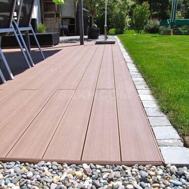 Террасная доска ДПК: В наличии террасная доска дпк стоимость 3000 сом за 1 м2 (6,9 п.М) — 10