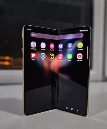 телефон рассрочка без банка: Samsung Galaxy Fold 4, Колдонулган, 512 ГБ, түсү - Саргыч боз