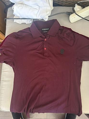 Kişi geyimləri: Alexander McQueen polo köynəyi – Bordo rəng AZ ISTIFADE OLUNUB - — 1