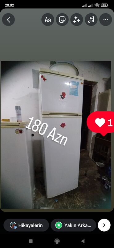 mi box s: 2 qapılı Hotpoint Ariston Soyuducu Satılır