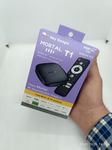 приставка смарт для телевизора: Yeni Smart TV boks TV box 128 GB, Android, Ödənişli çatdırılma