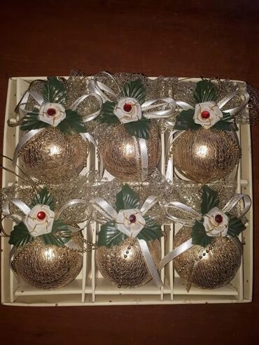 Yeni il oyuncaqları və bəzəkləri: Оригинальные ёлочные игрушки в коробках двух видов. Красивые -da lalafo.az — 6 Yeni il oyuncaqları və bəzəkləri: Оригинальные ёлочные игрушки в коробках двух видов. Красивые — 6