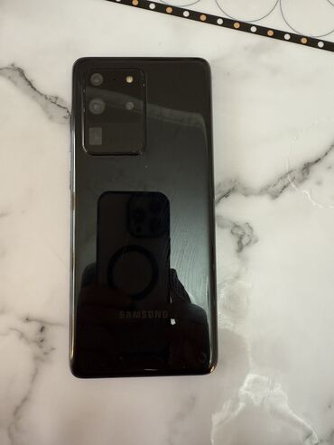redmi note 13 pro 5g бишкек: Samsung Galaxy S20 Ultra, Колдонулган, 256 ГБ, түсү - Кара, 2 SIM