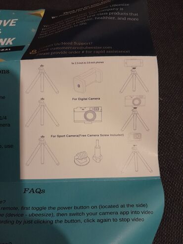 Ostali aksesoari za mobilne telefone: UBeesize tronožac za telefon Tronožac je nadograđen metalnim kuglastim — 12