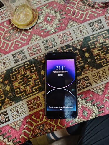 iphone xr irsad: IPhone 7, 32 GB, Black Titanium, Barmaq izi, Face ID