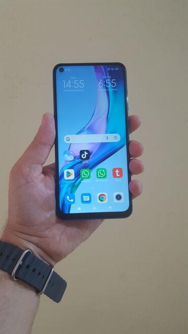 ucuz iphone'lar: Xiaomi Redmi Note 9, 64 GB, rəng - Yaşıl, 
 Barmaq izi