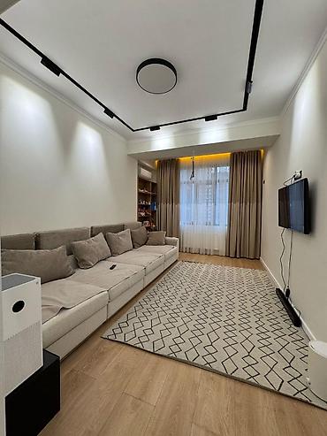 60: 2 комнаты, 60 м², Асанбай мкр Элитка, 8 этаж, Евроремонт — 1