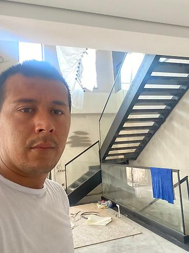 камне драбилка: Изготовление на бетонный лестница голубой слоеная проектная Кыргыстана — 7