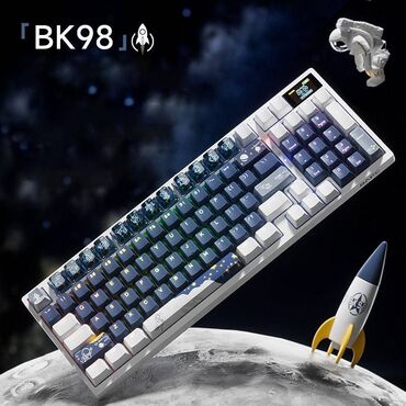 подставки для ноутбука: Механическая клавиатура bk98 bastic 🚀Свитчи: розовые 🚀Есть замена