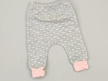 legginsy z siatka po boku: Niemowlęce spodnie materiałowe, 0-3 m, 56-62 cm, stan - Bardzo dobry