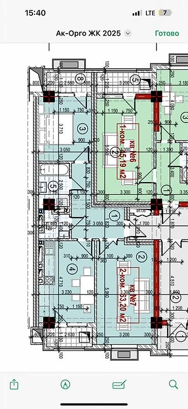 квартира советской: Строится, Элитка, 1 комната, 45 м² — 4