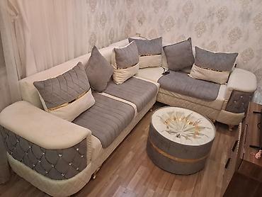 Künc divan, İşlənmiş, Açılan, Bazalı, Parça, Çatdırılma yoxdur