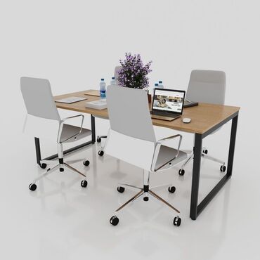 Ofis masaları: Yeni, İşçi üçün, Dördbucaq masa — 4