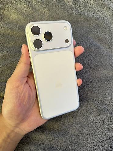 сумка новый: IPhone 17 Pro Max, Б/у, 256 ГБ, Серебристый, Чехол, 100 % — 5