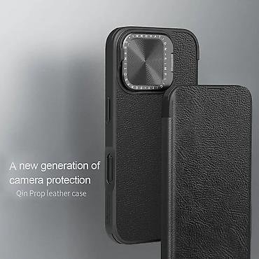 Maske i futrole za telefone: Futrola NILLKIN QIN Pro za iphone 16 (6.1) crna. Uz brzu dostavu i — 5
