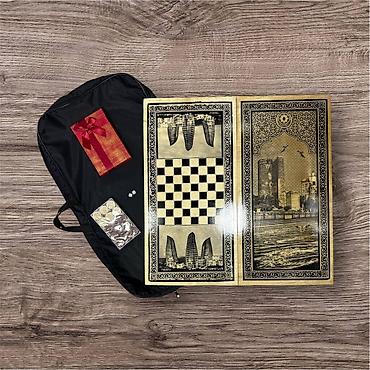 №: 13999 Məhsulun adı: Nərd dəsti, hədiyyəlik, diktdən hazırlanmış