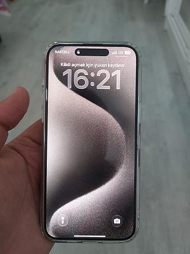 kombat 1: IPhone 15 Pro Max, 256 GB, Natural Titanium, Zəmanət, Simsiz şarj, Face ID — 7