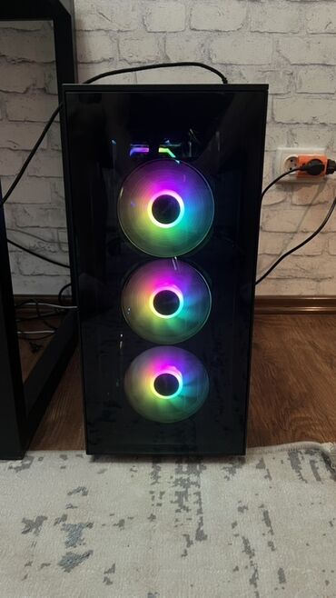 системный блок для игр: ПК корпусу, Жаңы, DeepCool, ATX, түсү - Кара