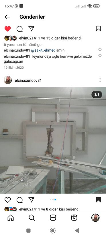 Təmir işləri: Xidmət: Mənzil və ofislərin təmir-bəzək işləri Təklif etdiyim işlər — 24