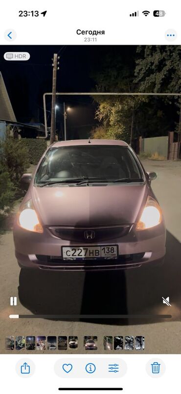 мир подшипников: Honda Fit: 2002 г., 1.3 л, Вариатор, Бензин, Универсал