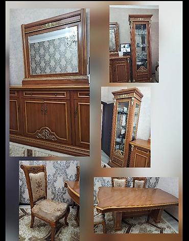 Qonaq otağı üçün, İşlənmiş, Açılan, Oval masa, 6 stul lalafo.az -da Qonaq otağı üçün, İşlənmiş, Açılan, Oval masa, 6 stul