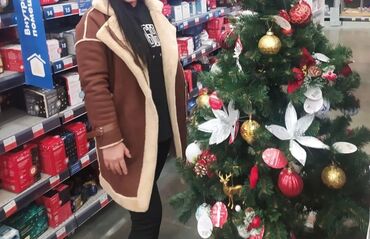 ковер для туалета: Дублёнка Zara oversize