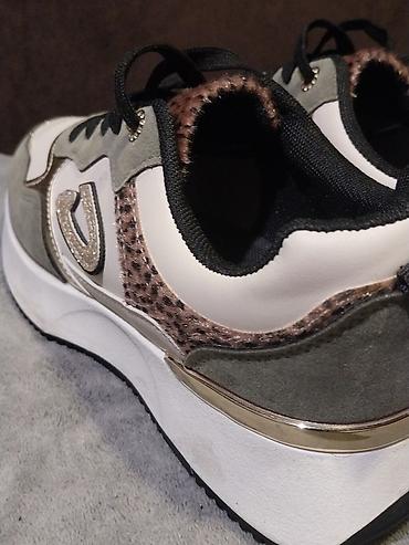 Women's Sneakers and athletic shoes: Ženske patike – modni chunky model - Dizajn: kombinacija bež/ekru sa — 5