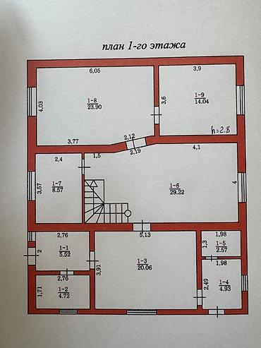 Үйлөр: 198000 м², 6 бөлмө, Ак-Ордо 1 ж/м — 8