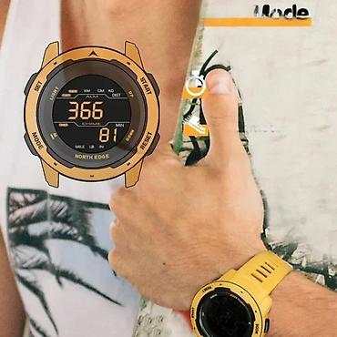 Ručni satovi: NORTH EDGE MARS - 44mm - Žuta OPIS: Funkcije: Kalendar Alarm — 4