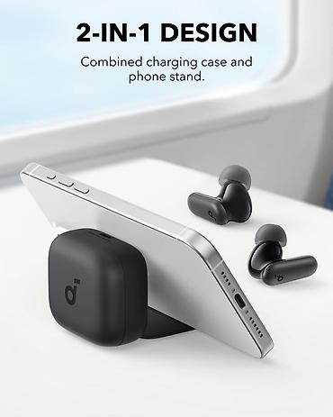 Qulaqcıqlar: Yeni Simsiz (Bluetooth) Qulaqcıqlar, Anker, rəng - Qara — 5
