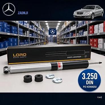 MERCEDES E KLASA W211 AMORTIZERI PREDNJI I ZADNJI 9 | Amortizeri