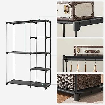 Ostali nameštaj: Stalak, polica za odecuni obucu Sa dva dela: 3200 din Sa tri dela — 5