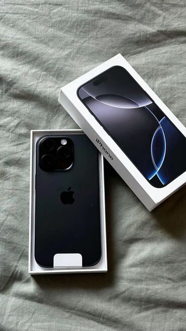 айфон 14 про цена ош новый: IPhone 16 Pro Max, Колдонулган, 256 ГБ, Black Titanium, Заряддоочу түзүлүш, Коргоочу айнек, Каптама, 96 %