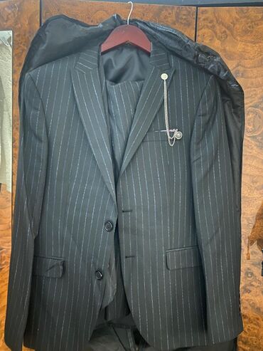 мужские спортивные костюмы брендовые бишкек: Мужской костюм, Демисезон, L, цвет - Черный