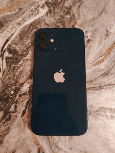 россрочка телефон: IPhone 12, Б/у, 128 ГБ, Midnight, Зарядное устройство, Защитное стекло, Чехол, 76 %