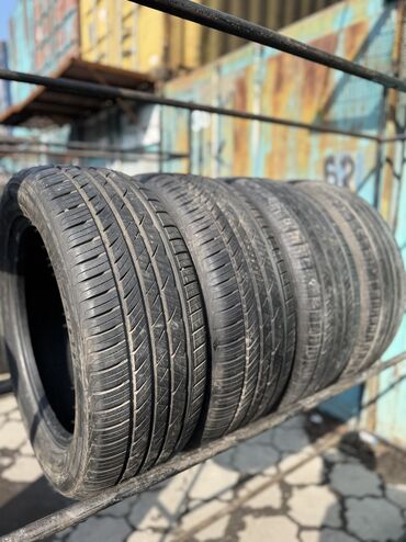 Диски: Шины 225 / 55 / R 17, Лето, Б/у, Комплект, Легковые, Корея, Hankook