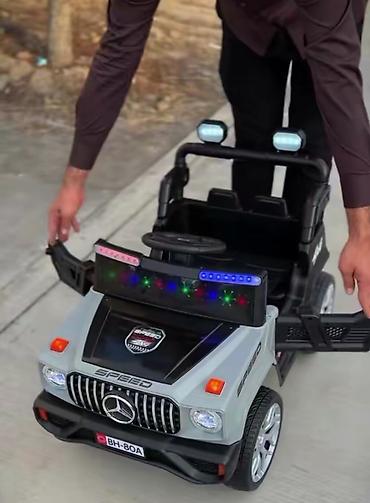 Uşaq dünyası: Uşaq üçün elektrikli minik maşınları Xüsusiyyətlər: - Korpus: parlaq — 7