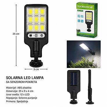 KMT Solarna ulična lampa 108COB 295999 Opis: Solarna LED lampa sa